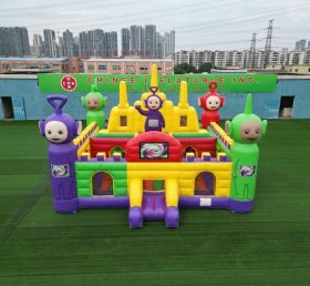 T5-3215 Castello Gonfiabile a Tema Teletubbies