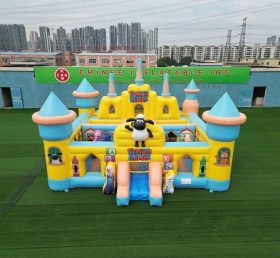 T5-3225 Castello Gonfiabile a Tema Timmy Time