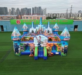 T5-3231 Castello Gonfiabile a Tema Zootropolis