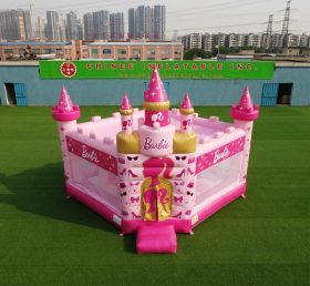 T5-3235 Castello Gonfiabile a Tema Barbie