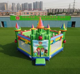 T5-3246 Castello Gonfiabile a Tema Cocomelon