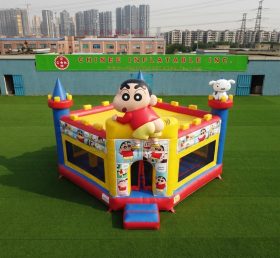 T5-3247 Castello Gonfiabile a Tema Crayon Shin-chan