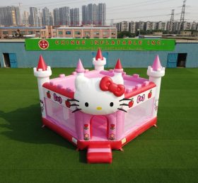 T5-3255 Castello Gonfiabile a Tema Hello Kitty