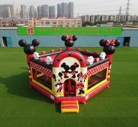 T5-3265 Castello Gonfiabile a Tema Mickey & Minnie