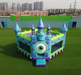 T5-3270 Castello Gonfiabile a Tema Monsters Inc