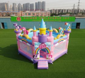 T5-3271 Castello Gonfiabile a Tema My Little Pony