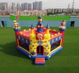 T5-3276 Castello Gonfiabile a Tema Paw Patrol