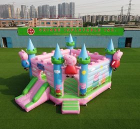 T5-3277 Castello Gonfiabile a Tema Peppa Pig