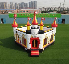T5-3290 Castello Gonfiabile a Tema Snoopy