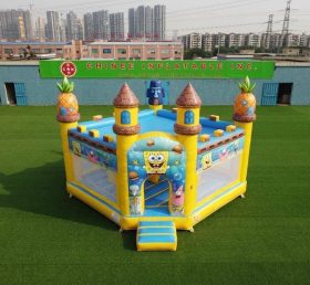 T5-3293 Castello Gonfiabile a Tema SpongeBob
