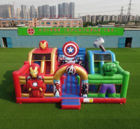 T5-3298 Castello Gonfiabile a Tema Avengers