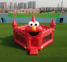 T5-3304 Castello Gonfiabile a Tema Tickle Me Elmo