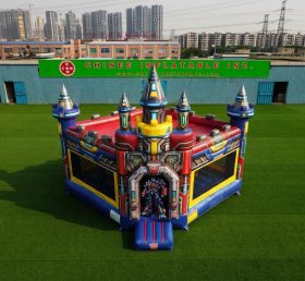 T5-3307 Castello Gonfiabile a Tema Transformers
