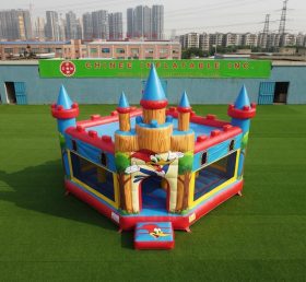 T5-3309 Castello Gonfiabile a Tema Woody Woodpecker
