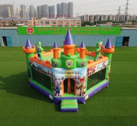 T5-3310 Castello Gonfiabile a Tema Zootopia