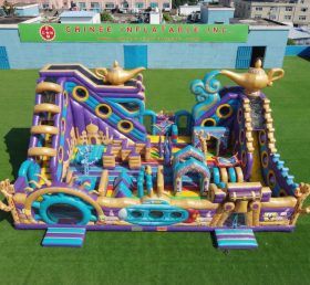 T6-6877 Parco Giochi Gonfiabile a Tema Aladdin