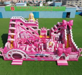 T6-6880 Parco di Divertimenti Gonfiabile a Tema Barbie