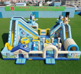 T6-6888 Parco Giochi Gonfiabile a Tema Bluey