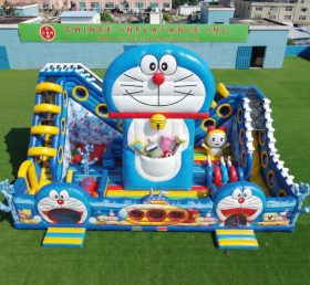 T6-6899 Parco Giochi Gonfiabile a Tema Doraemon