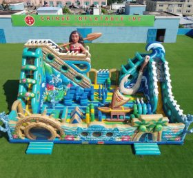 T6-6923 Parco Giochi Gonfiabile a Tema Moana