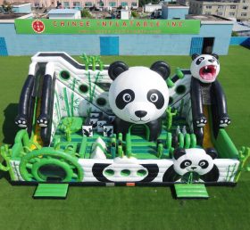 T6-6927 Parco Giochi Gonfiabile a Tema Panda