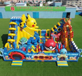 T6-6932 Parco Giochi Gonfiabile a Tema Pokemon