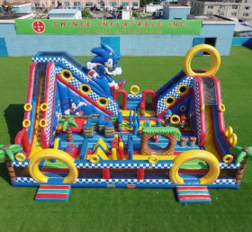 T6-6940 Gioco Gonfiabile a Tema Sonic