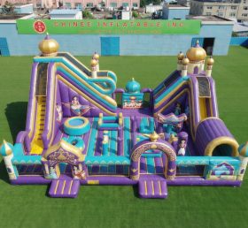 T6-6959 Parco Giochi Gonfiabile a Tema Aladdin