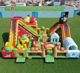 T6-6960 Parco di divertimenti gonfiabile a tema Angry Birds
