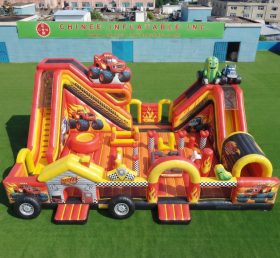 T6-6967 Parco Gonfiabile a Tema Blaze Monster