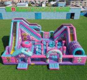 T6-6990 Parco Giochi Gonfiabile a Tema L.O.L.SURPRISE