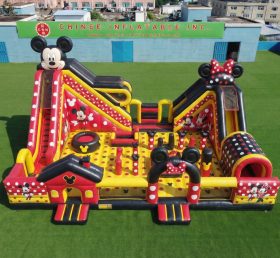 T6-6994 Parco Giochi Gonfiabile a Tema Mickey & Minnie
