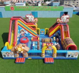 T6-7003 Parco Giochi Gonfiabile a Tema One Piece