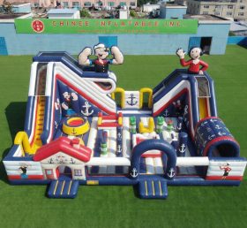 T6-7009 Parco Giochi Gonfiabile a Tema Braccio di Ferro