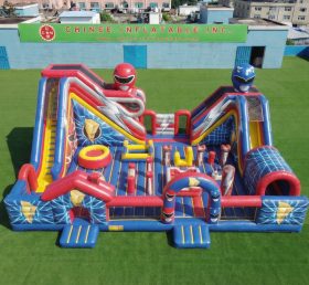 T6-7011 Gioco Gonfiabile a Tema Power Rangers