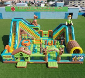 T6-7014 Gioco Gonfiabile a Tema Scooby-Doo