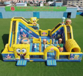 T6-7021 Parco divertimenti gonfiabile a tema SpongeBob
