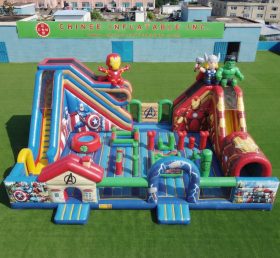 T6-7027 Parco divertimenti gonfiabile a tema Avengers