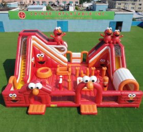 T6-7034 Gonfiabile a Tema Tickle Me Elmo per Divertimento