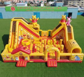 T6-7040 Parco Giochi Gonfiabile a Tema Winnie the Pooh