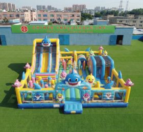 T6-7046 Tema Baby Shark Gioco Gonfiabile