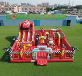 T6-7058 Parco Giochi Gonfiabile a Tema Cars