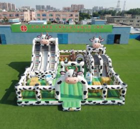 T6-7061 Gioco Gonfiabile a Tema Mucca