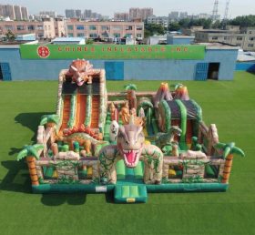 T6-7064 Parco Giochi Gonfiabile a Tema Dinosauro