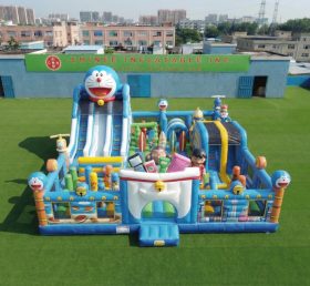 T6-7066 Parco Divertimenti Gonfiabile a Tema Doraemon