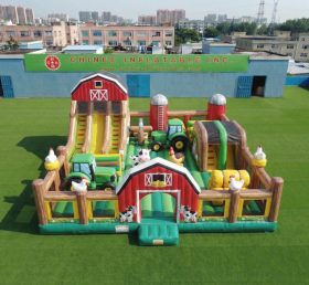 T6-7070 Parco Giochi Gonfiabile a Tema Fattoria
