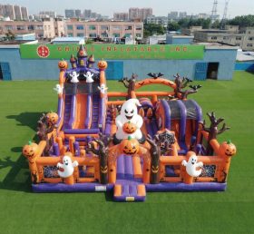 T6-7076 Giostra Gonfiabile a Tema Halloween