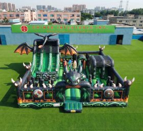T6-7079 Gonfiabile a tema Dragon Trainer