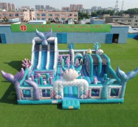 T6-7088 Parco Giochi Gonfiabile a Tema Sirena
