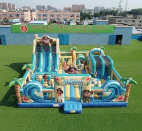 T6-7093 Parco Giochi Gonfiabile a Tema Moana